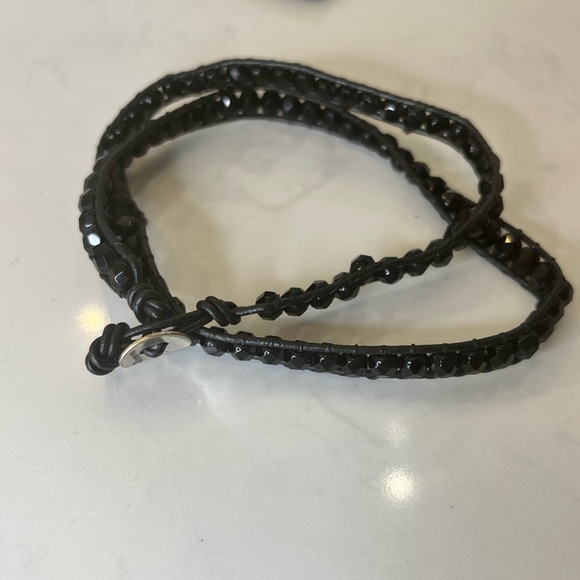 Leather beaded bracelet - Picture 3 of 5